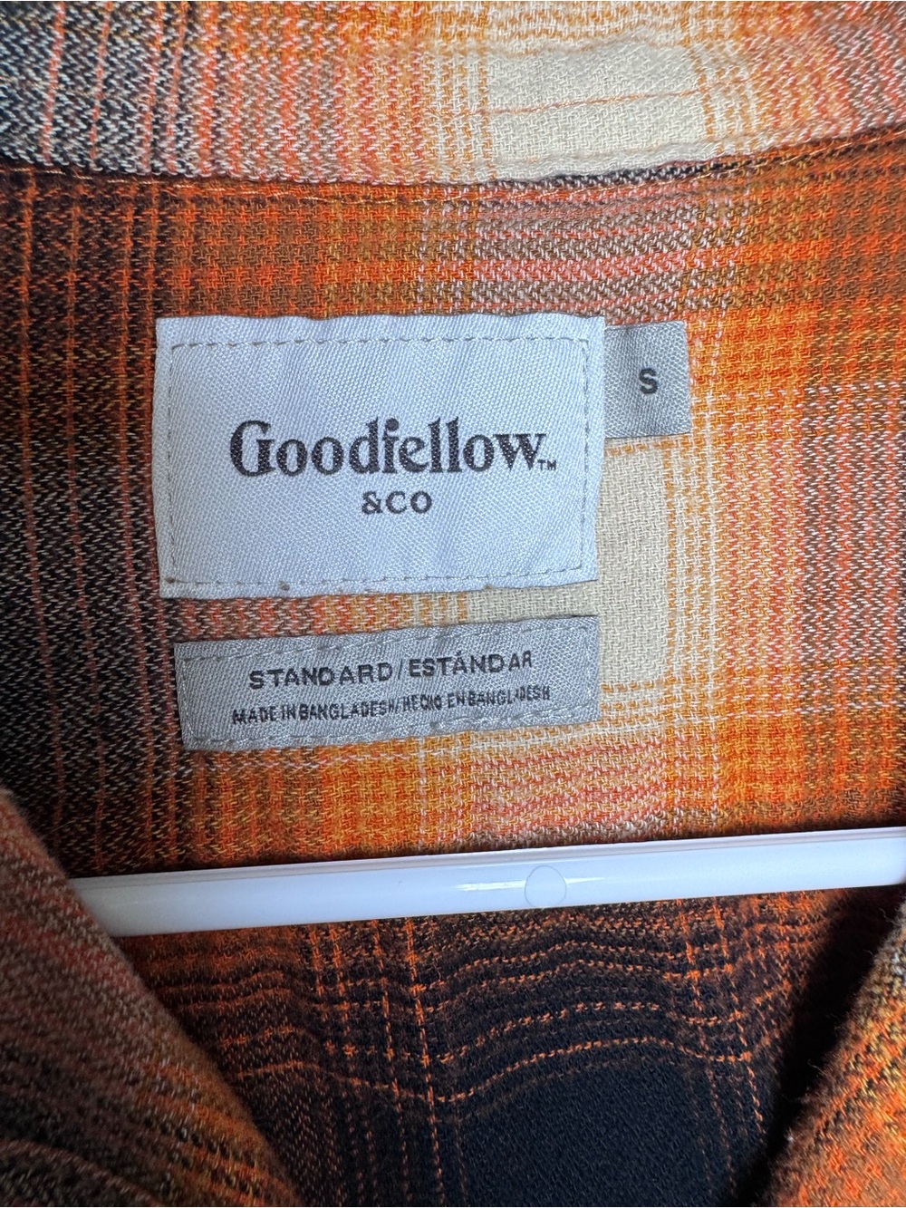 Men's Small Goodfellow & Co Flannel 🧡🖤